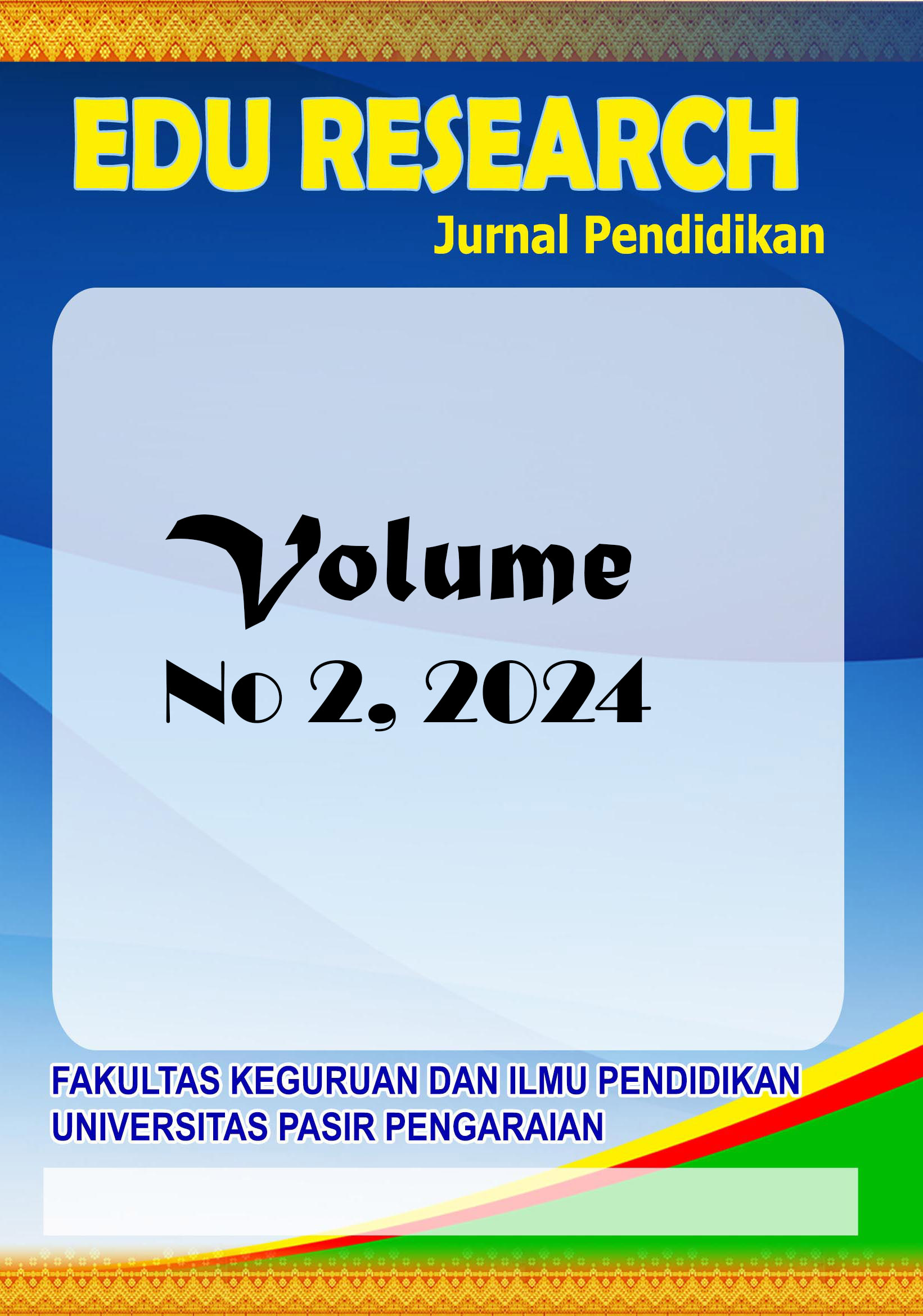					View Vol. 13 No. 2 (2024): Jurnal Edu Research
				